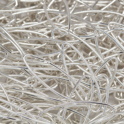 Sterling Silver 5.5mm Width by 17.0mm Length Paper Clip Chain, Also Known as Elongated Cable Chain. Price per: 1 Foot.