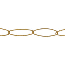 Load image into Gallery viewer, Chain by Foot. 14kt Gold Filled 5.5mm Width by 17.0mm Length Paper Clip Chain, Also Known as Elongated Cable Chain. Price per: 1 Foot.

