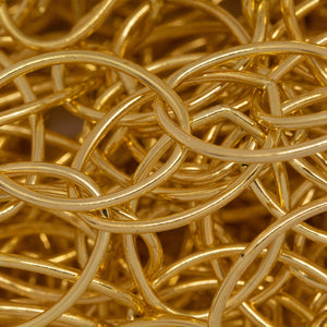 14kt Gold Filled 14.0mm Width by 20.0mm Length Smooth Oval Cable Chain. Price per: 1 Foot.