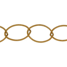 Load image into Gallery viewer, Chain by Foot. 14kt Gold Filled 14.0mm Width by 20.0mm Length, Twisted Oval Cable Chain. Price per: 1 Foot.
