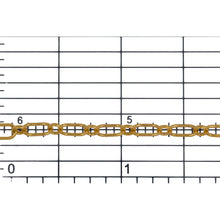 Load image into Gallery viewer, 14kt Gold Filled 3.2mm Width by 6.0mm Length, Elongated Oval Link Followed by 2.7mm Width by 3.1mm Length Oval Rolo Link, Long and Short Chain. Price per: 1 Foot.
