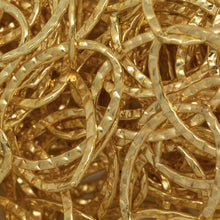 Load image into Gallery viewer, 14kt Gold Filled 14.0mm by 21.0mm Hammered Cable Chain. Price per: 1 Foot.
