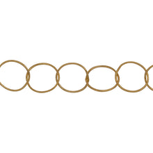 Load image into Gallery viewer, Chain by Foot. 14kt Gold Filled 10.0mm Width / Length Twisted Circle Chain. Price per: 1 Foot.
