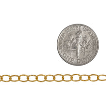 Load image into Gallery viewer, 14kt Gold Filled 3.6mm Width by 4.6mm Length, Smooth Cable Chain. Price per: 1 Foot.
