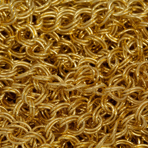 14kt Gold Filled 4.0mm Width by 5.0mm Length Double Curb Chain. Price per: 1 Foot.