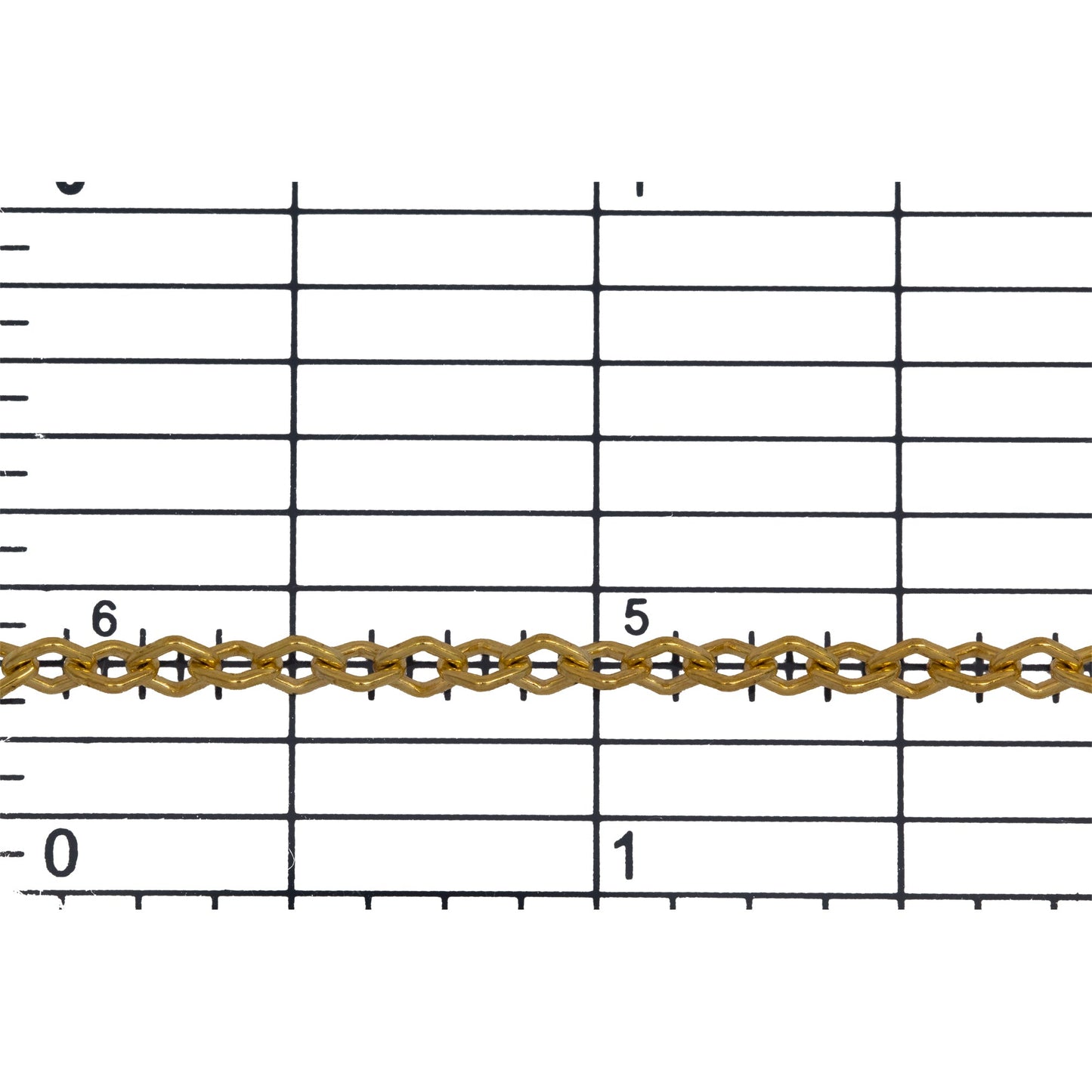 14kt Gold Filled 3.0mm Width by 4.0mm Length, Diamond Shaped Smooth Cable Chain. Price per: 1 Foot.