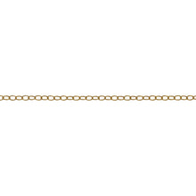 Load image into Gallery viewer, Chain by Foot. 14kt Gold Filled 1.4mm Width by 1.8mm Length, Smooth Cable Chain. Price per: 1 Foot.
