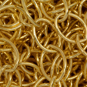 14kt Gold Filled 8.9mm Width by 12.2mm Length, Smooth Cable Chain. Price per: 1 Foot.