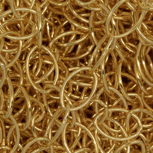 14kt Gold Filled 5.5mm Width by 7.6mm Length, Smooth Oval Cable Chain. Price per: 1 Foot.