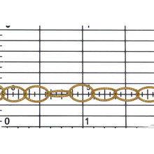 Load image into Gallery viewer, 14kt Gold Filled 5.5mm Width by 7.7mm Length, Twisted Oval Cable Chain. Price per: 1 Foot.
