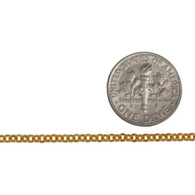 Load image into Gallery viewer, 14kt Gold Filled 2.00mm Width / Length Rolo Chain. Price per: 1 Foot.
