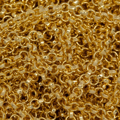 14kt Gold Filled 2.00mm Width / Length Rolo Chain. Price per: 1 Foot.