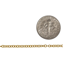 Load image into Gallery viewer, 14kt Gold Filled 1.8mm Width by 2.2mm Length, Twisted Cable Chain. Price per: 1 Foot.
