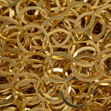 Load image into Gallery viewer, 14kt Gold Filled 7.2mm Width by 7.8mm Length, Flat Circle Chain. Price per: 1 Foot.
