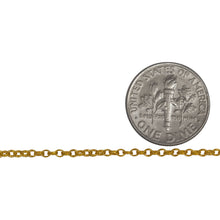 Load image into Gallery viewer, 14kt Gold Filled 1.6mm Width by 2.4mm Length, Double Cable Chain. Price per: 1 Foot.
