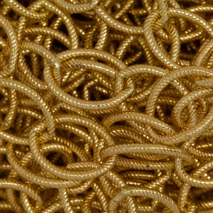 14kt Gold Filled 8.8mm Width by 12.2mm Length, Twisted Oval Cable Chain. Price per: 1 Foot.