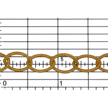 Load image into Gallery viewer, 14kt Gold Filled 8.8mm Width by 12.2mm Length, Twisted Oval Cable Chain. Price per: 1 Foot.
