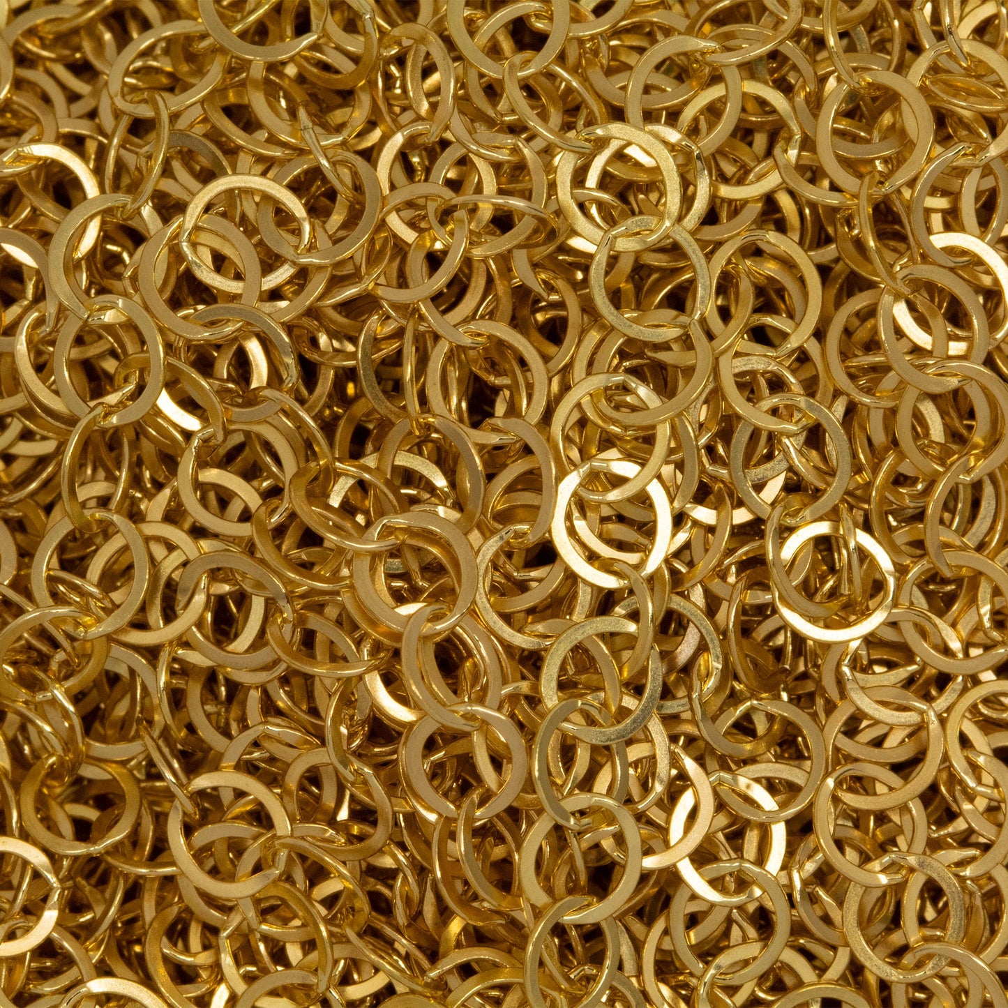 14kt Gold Filled 3.7mm Width / Length Flat Circle Chain. Price per: 1 Foot.