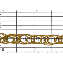 Load image into Gallery viewer, 14kt Gold Filled 7.0mm Width by 11.0mm Length Smooth and Textured Oval Links, Rope Chain. Price per: 1 Foot.
