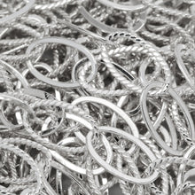 Load image into Gallery viewer, Sterling Silver 7.8mm Width by 13.0mm Length Flat and Twisted Oval Links, Cable Chain. Price per: 1 Foot.
