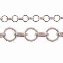 Load image into Gallery viewer, Sterling Silver 1.80mm Width / Length Rolo Chain. Price per: 1 Foot.
