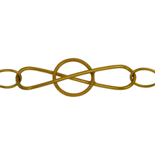 Load image into Gallery viewer, Chain by Foot. 14kt Gold Filled Fifteen of 5.9mm by 7.8mm Smooth Oval Cable Chain Links Connected With 10.9mm by 33.6mm Figure 8 Link, Fancy Chain. Price per: 1 Foot.
