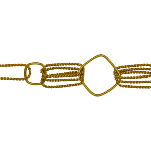 Chain by Foot. 14kt Gold Filled 6.0mm Width by 13.3mm Length Twisted Rectangulars, 8.6mm Width / Length Diamond Shaped Links, Two pairs of Tripple 6.0mm width by 13.7mm Length Twisted Rectangulars, 14.6mm Width / Length Diamond Link, Fancy Chain. Price per: 1 Foot.