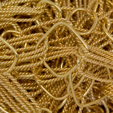 Load image into Gallery viewer, 14kt Gold Filled 6.0mm Width by 13.3mm Length Twisted Rectangulars, 8.6mm Width / Length Diamond Shaped Links, Two pairs of Tripple 6.0mm width by 13.7mm Length Twisted Rectangulars, 14.6mm Width / Length Diamond Link, Fancy Chain. Price per: 1 Foot.
