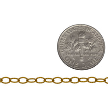 Load image into Gallery viewer, 14kt Gold Filled 2.7mm width by 4.0mm length, Twisted Cable Chain. Price per: 1 Foot.
