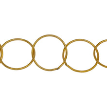 Load image into Gallery viewer, Chain by Foot. 14kt Gold Filled 17.0mm Width / Length, Smooth Circle Chain. Price per: 1 Foot.
