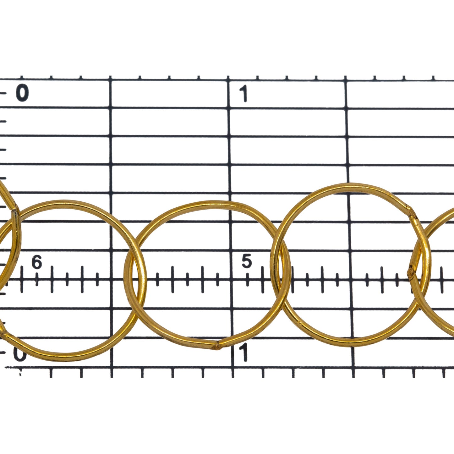 14kt Gold Filled 17.0mm Width / Length, Smooth Circle Chain. Price per: 1 Foot.