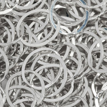 Load image into Gallery viewer, Sterling Silver 9.5mm Width / Length, Flat Circle Chain. Price per: 1 Foot.
