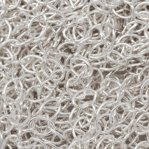 Sterling Silver 2.8mm Width by 4.0mm Length, Smooth Cable Chain. Price per: 1 Foot.