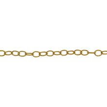 Load image into Gallery viewer, Chain by Foot. 14kt Gold Filled 2.8mm Width by 4.0mm Length, Smooth Cable Chain. Price per: 1 Foot.
