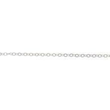 Load image into Gallery viewer, Chain by Foot. Sterling Silver 2.0mm Width by 2.4mm Length, Flat Cable Chain. Price per: 1 Foot.
