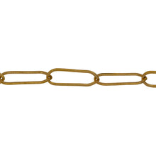 Load image into Gallery viewer, Chain by Foot. 14kt Gold Filled 5.3mm Width by 15.8mm Length, Flat Elongated Cable Chain. Price per: 1 Foot.
