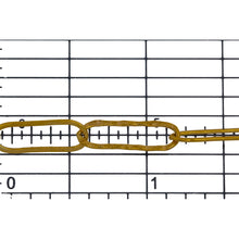 Load image into Gallery viewer, 14kt Gold Filled 5.7mm Width by 15.5mm Length, Flat And Hammered Elongated Cable Chain. Price per: 1 Foot.
