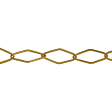 Load image into Gallery viewer, Chain by Foot. 14kt Gold Filled 5.9mm Width by 12.6mm Length, Diamond Shape Flat Cable Chain. Price per: 1 Foot.
