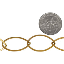 Load image into Gallery viewer, 14kt Gold Filled 13.8mm Width by 20.4mm Length, Flat Cable Chain. Price per: 1 Foot.
