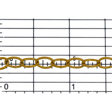 Load image into Gallery viewer, 14kt Gold Filled 4.6mm Width by 6.7mm Length, Corrugated Cable Chain. Price per: 1 Foot.
