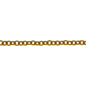 Chain by Foot. 14kt Gold Filled 2.54mm Width by 3.25mm Length, Smooth Cable Chain. Price per: 1 Foot.