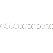 Load image into Gallery viewer, Sterling Silver 3.48mm Width / Length, Round Circle Chain. Price per: 1 Foot.
