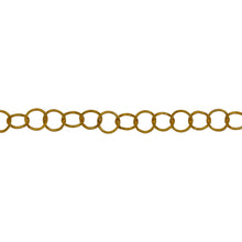 Load image into Gallery viewer, Chain by Foot. 14kt Gold Filled 3.48mm Width / Length, Round Circle Chain. Price per: 1 Foot.
