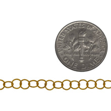 Load image into Gallery viewer, 14kt Gold Filled 3.48mm Width / Length, Round Circle Chain. Price per: 1 Foot.
