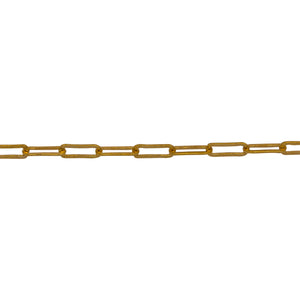 Chain by Foot. 14kt Gold Filled 2.0mm Width by 5.4mm Length, Flat Elonagted Cable Chain. Price per: 1 Foot.