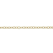 Load image into Gallery viewer, 14kt Gold Filled 1.4mm Width by 1.9mm Length, Smooth Cable Chain. Price per: 1 Foot.
