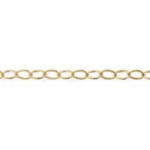 Load image into Gallery viewer, 14kt Gold Filled 2.8mm Width by 4.2mm Length, Flat Cable Chain. Price per: 1 Foot.
