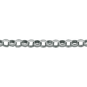 Sterling Silver 1.61mm Width / Length, Rolo Chain. Price per: 1 Foot.