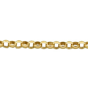 14kt Gold Filled 1.5mm Width / Length, Rolo Chain. Price per: 1 Foot.