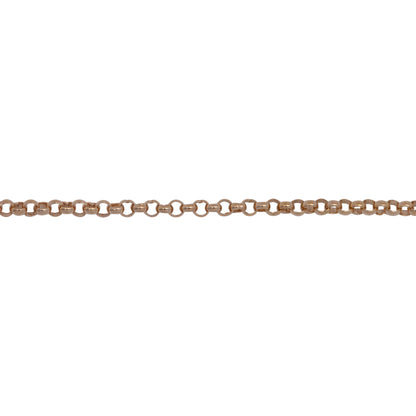 14kt Gold Filled - Rose Gold 1.48mm Width / Length, Rolo Chain. Price per: 1 Foot.